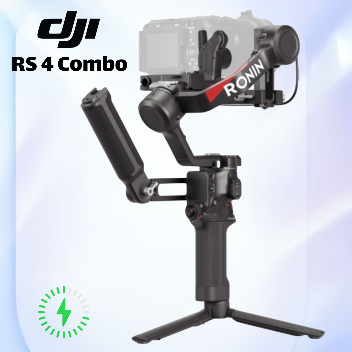 Tay Cầm Chống Rung DJI RS 4 Combo Tích Hợp ActiveTrack Pro, Khóa Trục Tự Động Gen-2, Lấy Nét LiDAR Focus Pro