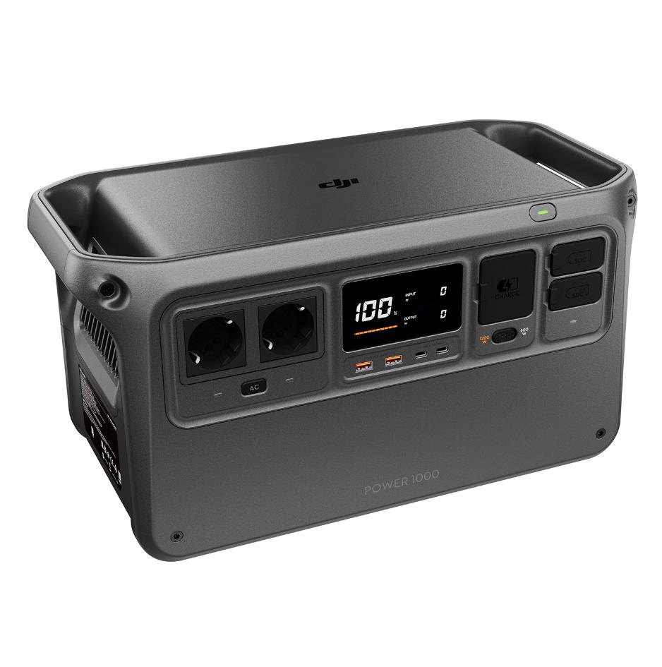 Trạm Sạc Di Động DJI Power 1000 Công Suất 2400W, Sạc Nhanh 70 Phút, Pin LiFePO4, Cổng USB-C 140W