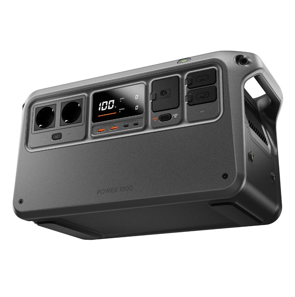 Trạm Sạc Di Động DJI Power 1000 Công Suất 2400W, Sạc Nhanh 70 Phút, Pin LiFePO4, Cổng USB-C 140W