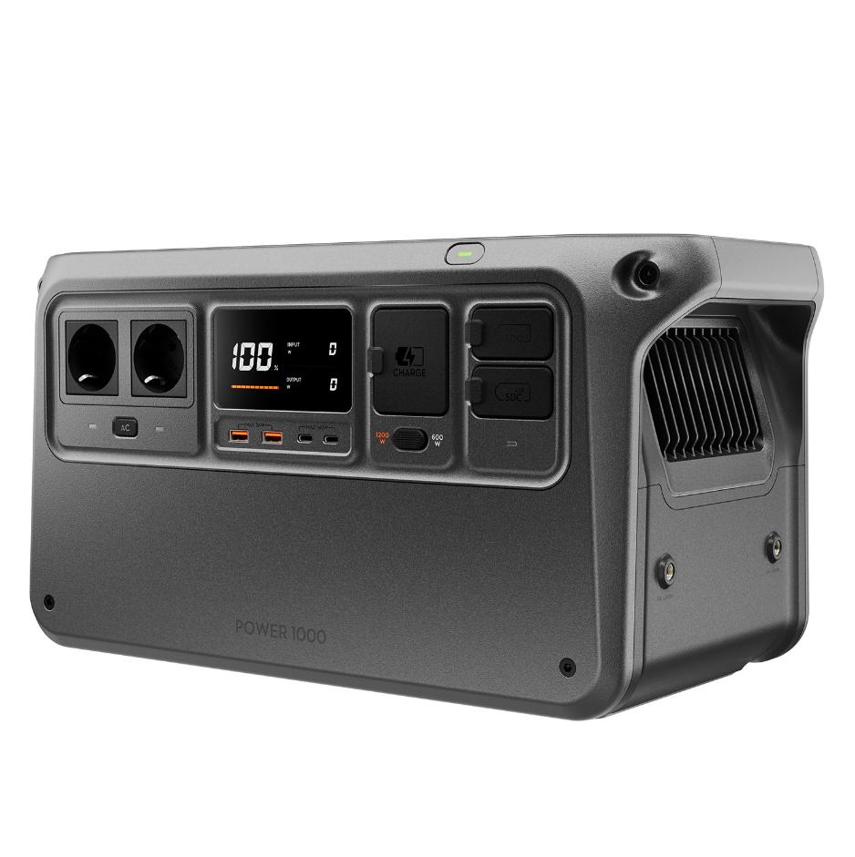 Trạm Sạc Di Động DJI Power 1000 Công Suất 2400W, Sạc Nhanh 70 Phút, Pin LiFePO4, Cổng USB-C 140W