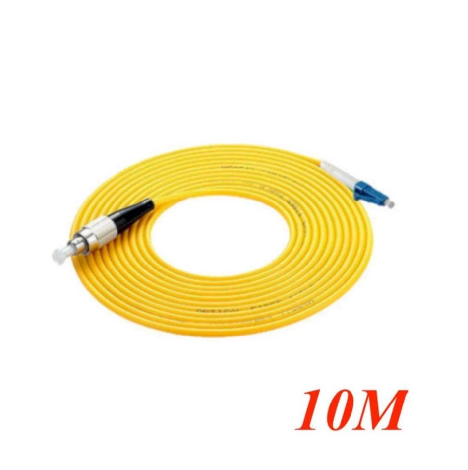 Cáp nhảy quang Single mode Simplex Fiber Ugreen 80200 dài 10M đầu LC-FC Màu Vàng NW219
