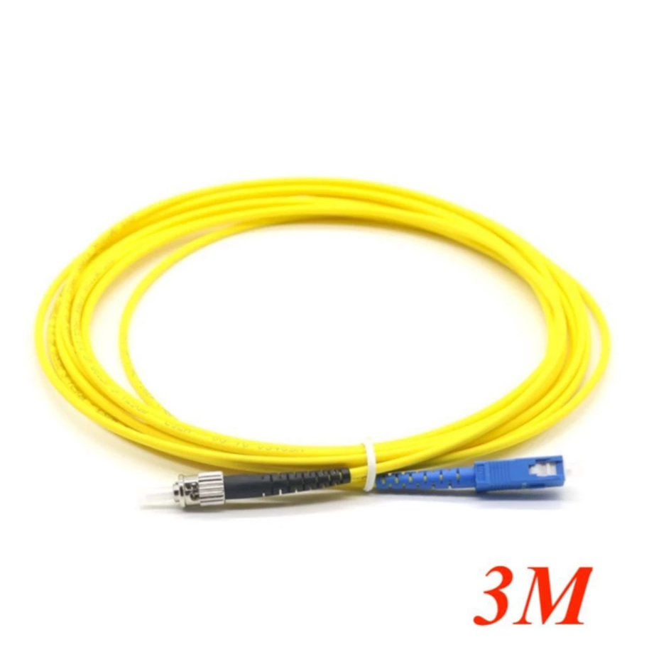 Cáp nhảy quang Single mode Simplex Fiber Ugreen 80243 dài 3M LC-ST Màu vàng NW221