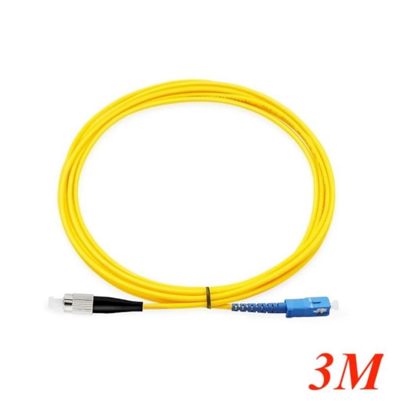 Cáp nhảy quang Single mode Duplex Fiber Ugreen 80317 dài 3M SC-FC Màu vàng NW225 