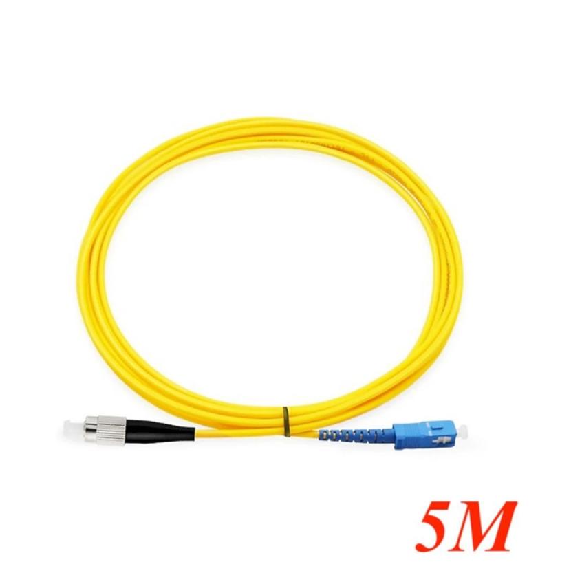 Cáp nhảy quang Single mode Duplex Fiber Ugreen 80318 dài 5M SC-FC Màu vàng NW225