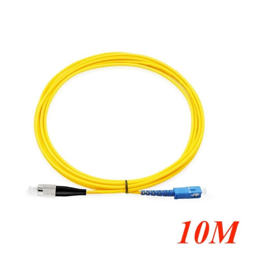 Cáp nhảy quang Single mode Duplex Fiber Ugreen 80319 dài 10M SC-FC Màu vàng NW225