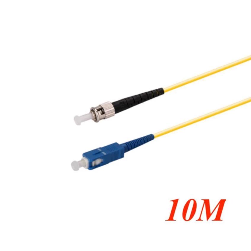 Cáp nhảy quang Single mode Simplex Fiber Ugreen 80323 dài 10M SC-ST Màu vàng NW226
