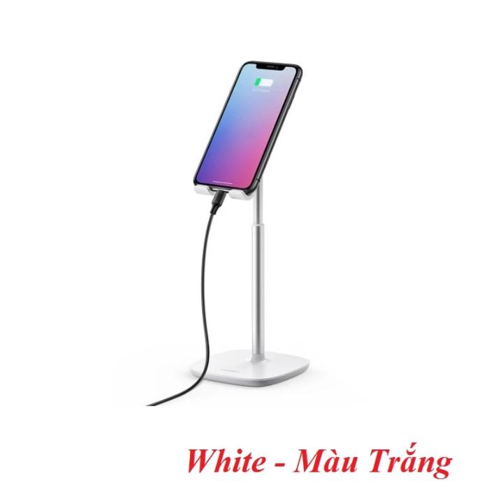 Giá đỡ điện thoại để bàn Ugreen 80358 LP280 Điều chỉnh dễ dàng, Màu trắng 