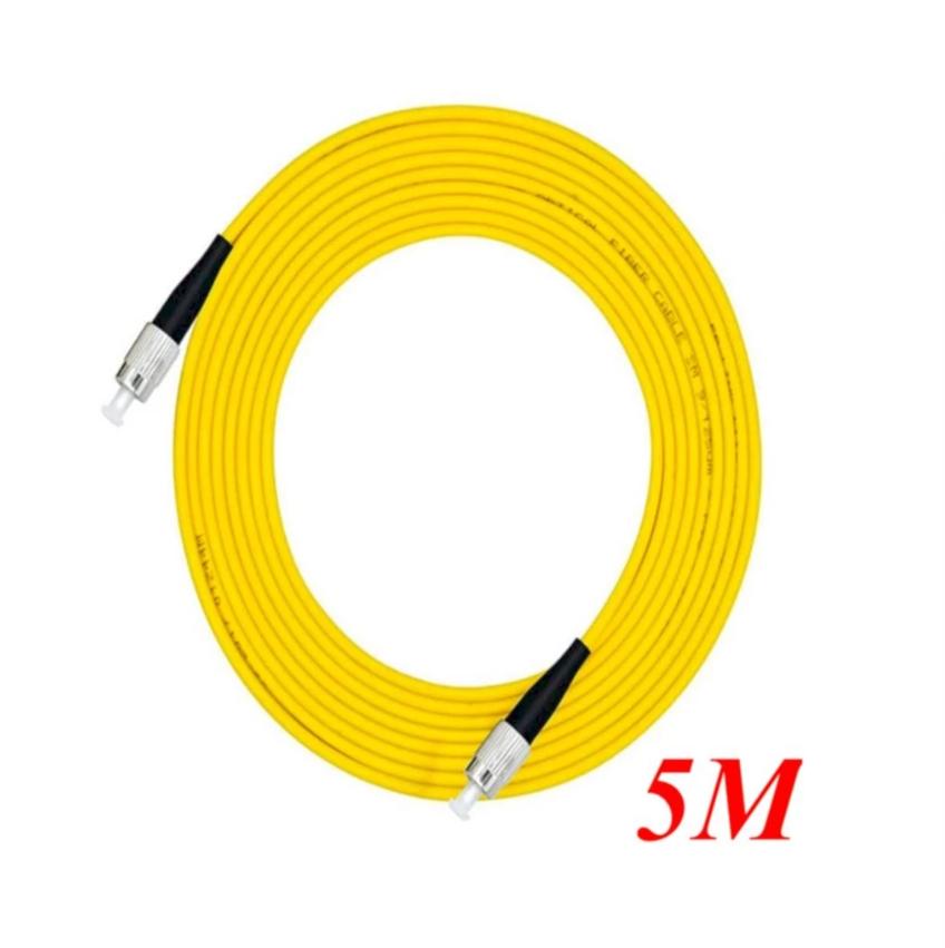 Cáp nhảy quang Single mode Simplex Fiber Ugreen 80385 dài 5M FC-FC Màu vàng NW129