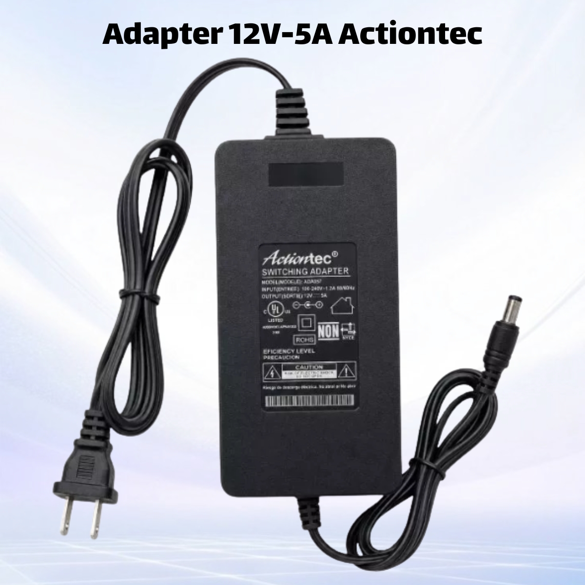 Nguồn Adapter 12V-5A Actiontec Cho camera, đầu ghi, đèn LED và thiết bị 12V