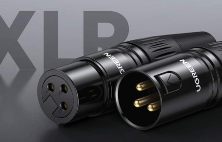 Đầu jack hàn canon âm XLR Ugreen 80440 Chất liệu PVC + ABS + kẽm, Chống Oxy hóa