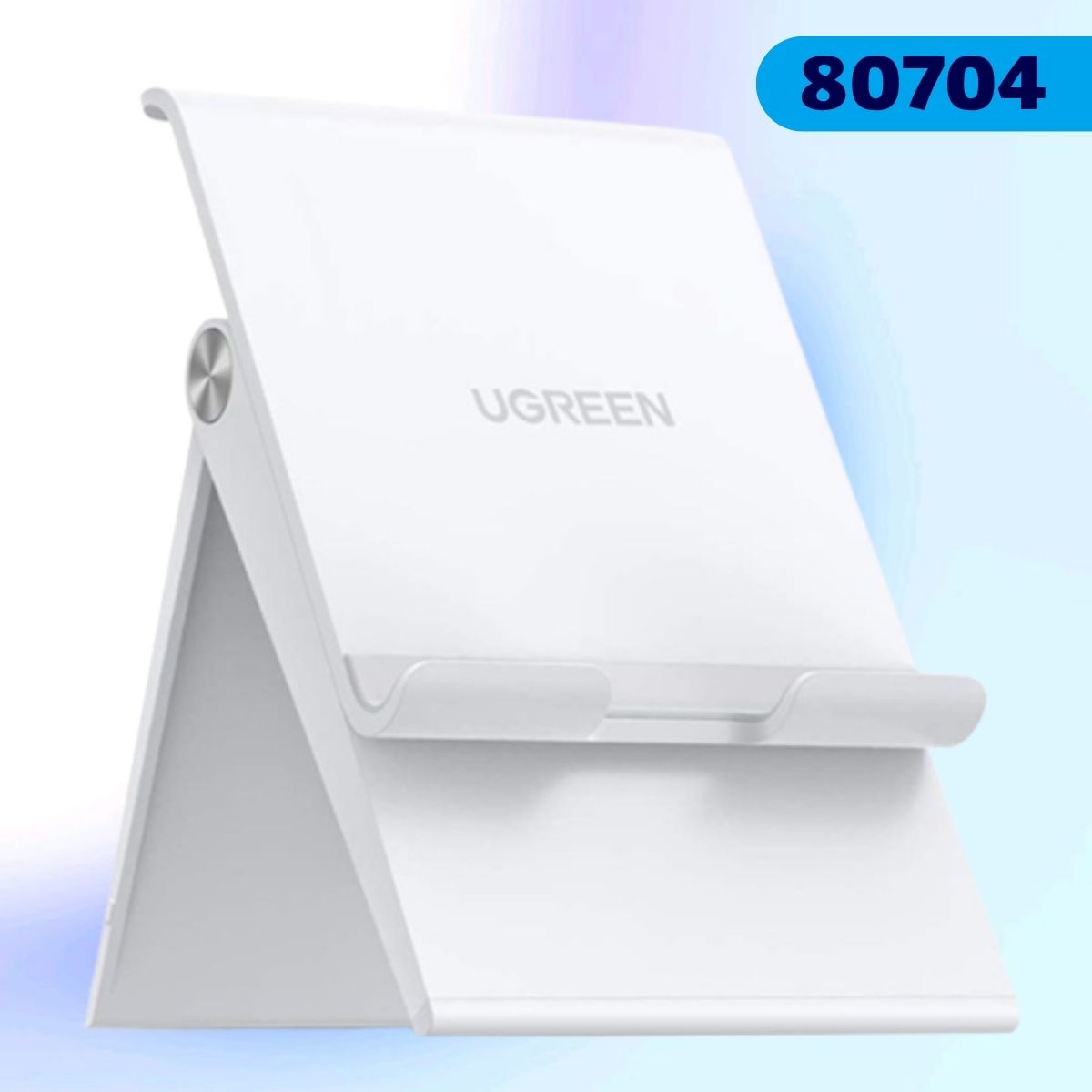 Giá đỡ Điện Thoại để bàn Ugreen 80704 Màu Trắng, Chất liệu ABS cao cấp