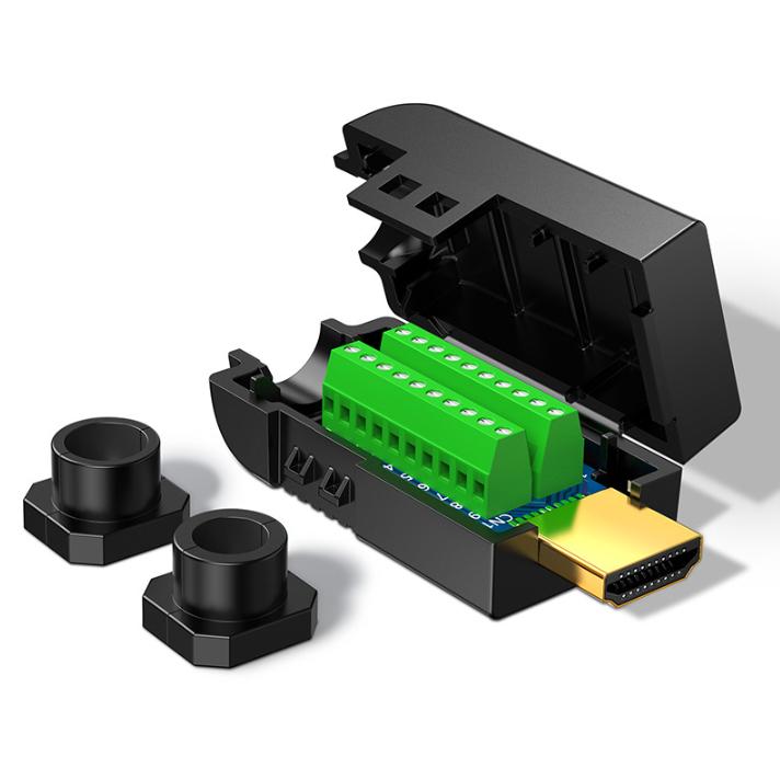 Đầu bấm HDMI 2.0 Ugreen 80741 Chuẩn HDMI 2.0, Đầu tiếp xúc mạ vàng, Màu đen