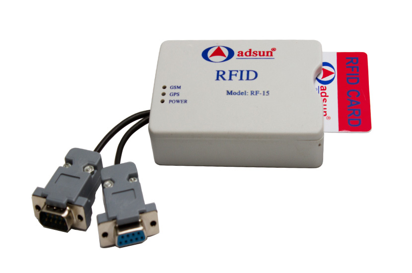 Thiết bị đăng ký tài xế RFID Card ADSUN, quẹt thẻ đổi tài
