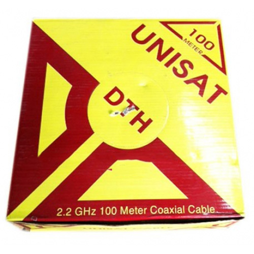 Cáp tín hiệu camera cáp dây đồng trục UNISAT DTH RG6 5C-FB (cuộn 100M)