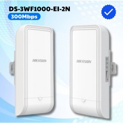 Bộ phát sóng không dây Hikvision DS-3WF1000-EI-2N Tốc độ 300 Mbps, Chuẩn Wi-Fi 802.11n, Truyền mạng tới 1km