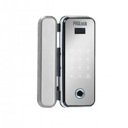 Khóa cửa kính vân tay PHGLock  FG3605 màu bạc thẻ MI, mật mã, vân tay và 5 remote mở cửa từ xa