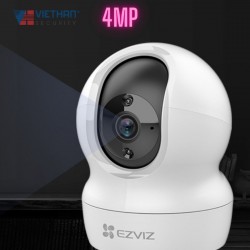 Camera quan sát wifi EZVIZ CP1 (độ phân giải 4MP, nhận diện người AI, hồng ngoại 10m, đàm thoại 2 chiều, xoay 360 độ)