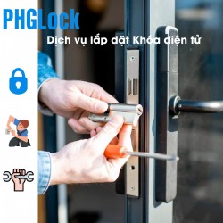Dịch vụ lắp đặt khóa điện tử PHGLock tại Việt Hàn Security