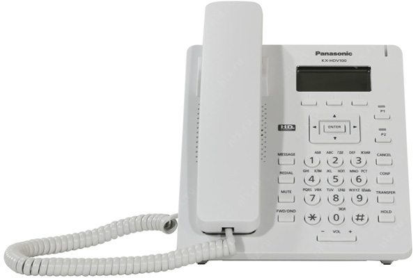 Điện thoại bàn Panasonic KX-HDV100 có màn hình LCD, 2 phím lập trình, 1 cổng Ethernet