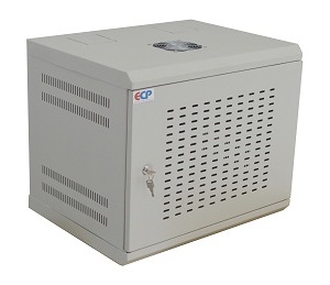 Tủ rack 9U ECP-WM9UW550C treo tường hoặc để bàn, 1 khóa, 1 ổ điện 4 port