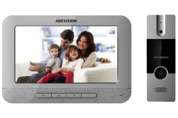 Bộ Chuông cửa màn hình Analog HIKVISION DS-KIS202 màn hình LCD 7", camera hồng ngoại