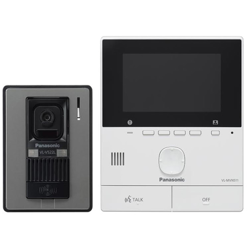 Bộ chuông cửa màn hình Panasonic VL-SVN511VN Màn hình chính LCD 5", Camera cửa có Led ban đêm, kết nối Wifi 