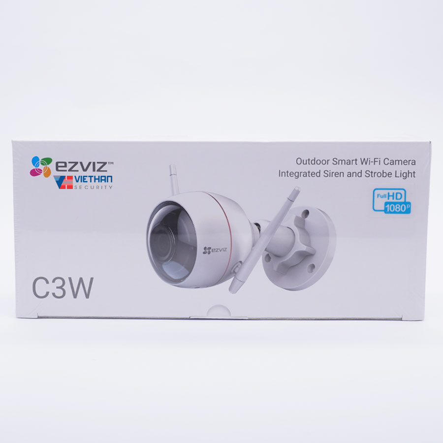 Camera ngoài trời EZVIZ C3W 1080P (CS-CV310) đèn chớp & còi hú, wifi không dây âm thanh 2 chiều