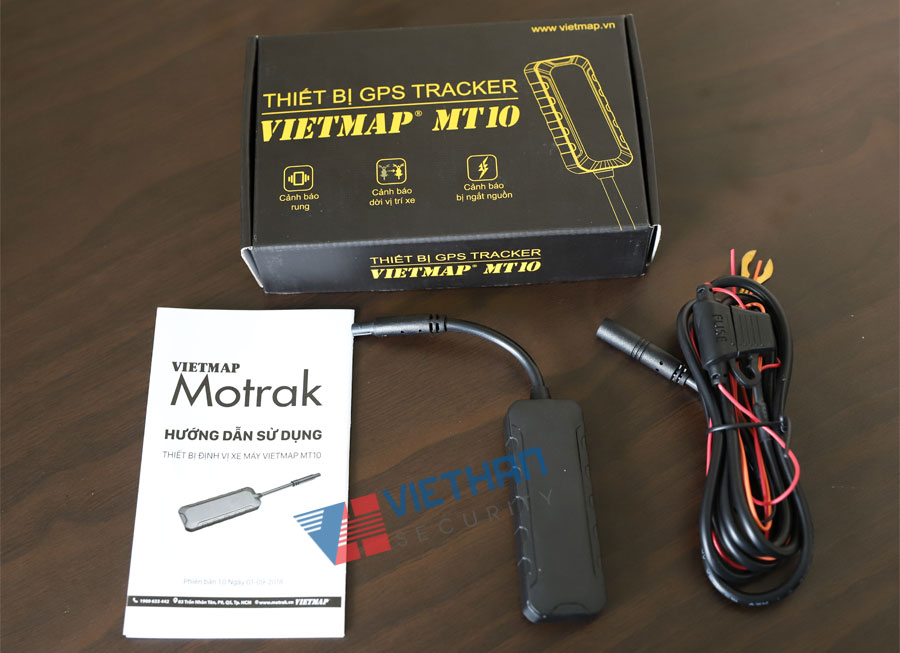 phụ kiện thiết bị định vị xe máy GPS Tracker Vietmap MT10