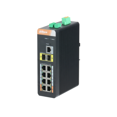 Switch Dahua PFS4210-8GT-DP 8 Port 10/100/1000 Base-T(cấp nguồn PoE)