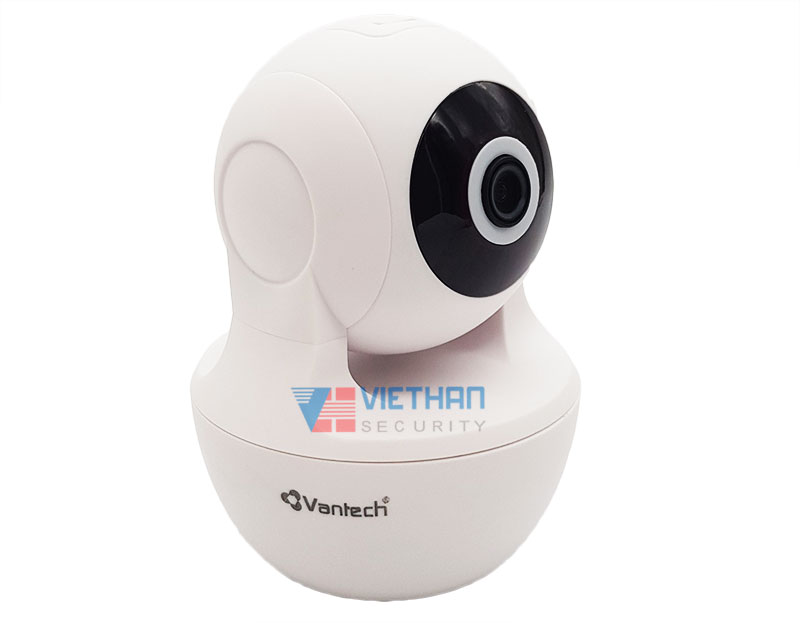 Camera wifi robot Vantech V2010 2.0 Megapixel, đàm thoại 2 chiều, báo động qua điện thoại, MicroSD, P2P