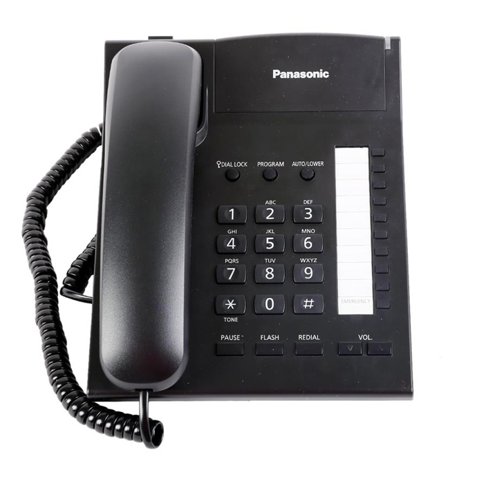 Điện thoại bàn Panasonic KX-TS820 quay số nhanh, 4 mức âm lượng, gọi nhanh bằng 1 phím