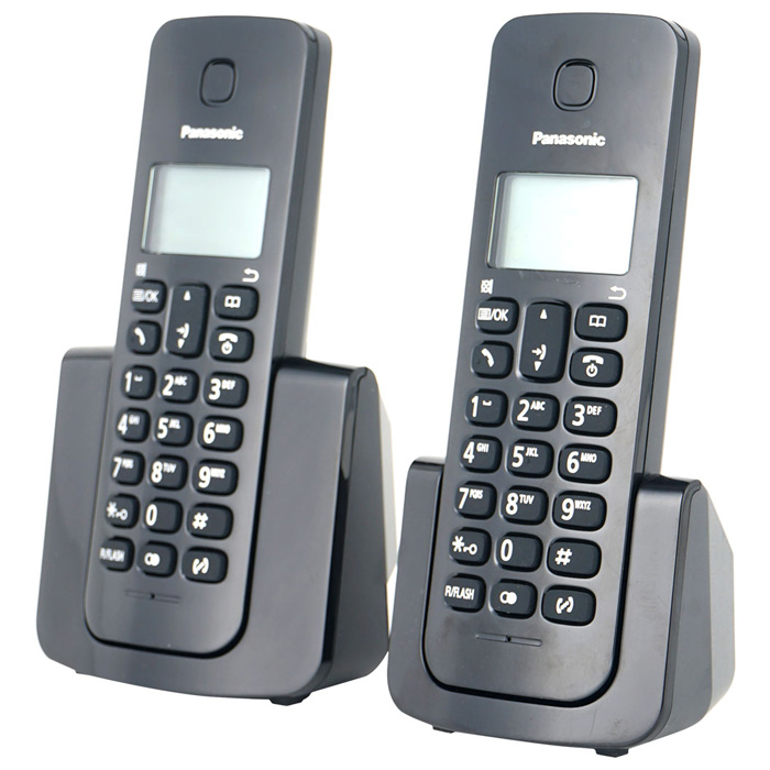 Điện thoại không dây Panasonic KX-TGB112 bộ 2 tay, Led hiển thị số gọi đến, 2 số gọi nhanh, chức năng chuyển cuộc gọi, khóa máy