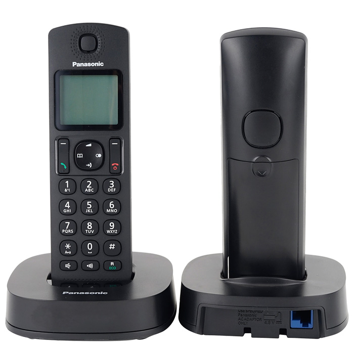 Điện thoại không dây Panasonic KX-TGC312 bộ 2 tay con, Led hiển thị số gọi đến, 6 số gọi nhanh, loa ngoài, khóa máy, chuyển cuộc gọi
