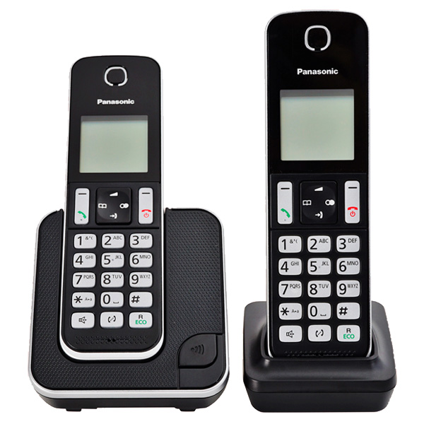 Điện thoại không dây Panasonic KX-TGD312 bộ 2 tay con, Led hiển thị số gọi đến, 120 danh bạ, Loa ngoài 2 chiều, chặn cuộc gọi