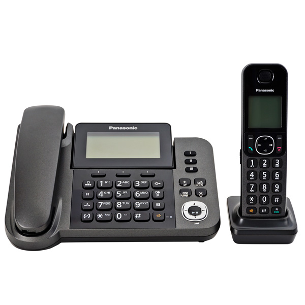 Điện thoại Panasonic KX-TGF320 Led hiển thị số gọi đến, lưu 100 danh bạ, 9 phím gọi nhanh, Loa ngoài 2 chiều, chặn cuộc gọi, trả lời tự động và ghi âm lời nhắn