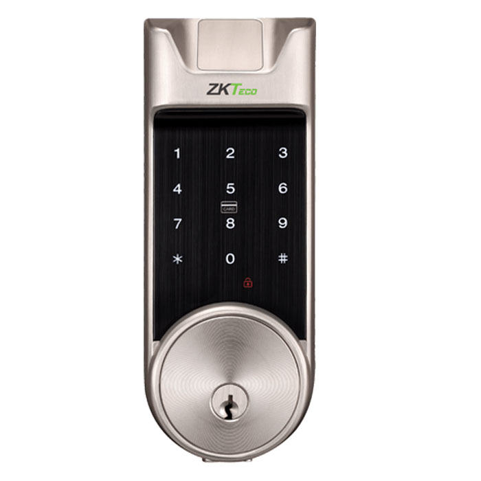 Khóa cửa thông minh ZKTECO AL30B sử dụng mật khẩu / thẻ MF / chìa khóa / Bluetooth, phím số cảm ứng, vỏ kim loại, tự động đóng mở