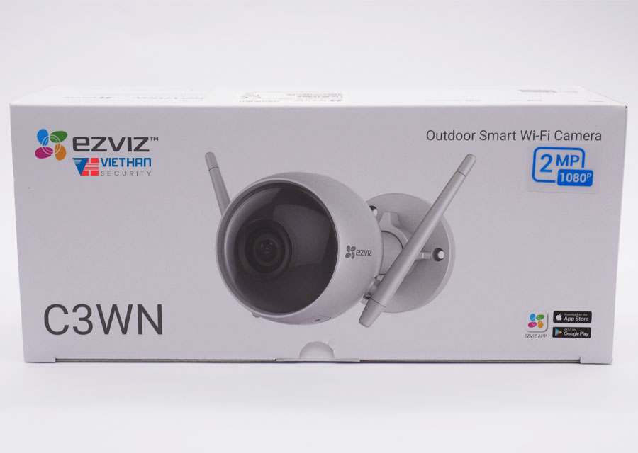 Camera Wifi ngoài trời EZVIZ C3WN 2.0 Megapixel, tích hợp míc thu âm thanh