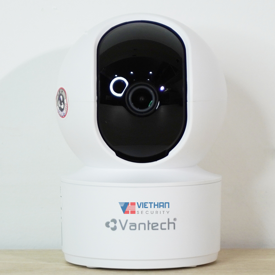 Camera IP wifi robot Vantech V2010C 4.0 Megapixel, đàm thoại 2 chiều, báo động qua điện thoại, MicroSD, P2P