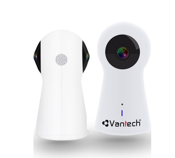 Camera wifi Vantech V2050 góc nhìn 720 độ, đàm thoại 2 chiều, báo động qua điện thoại, MicroSD, P2P