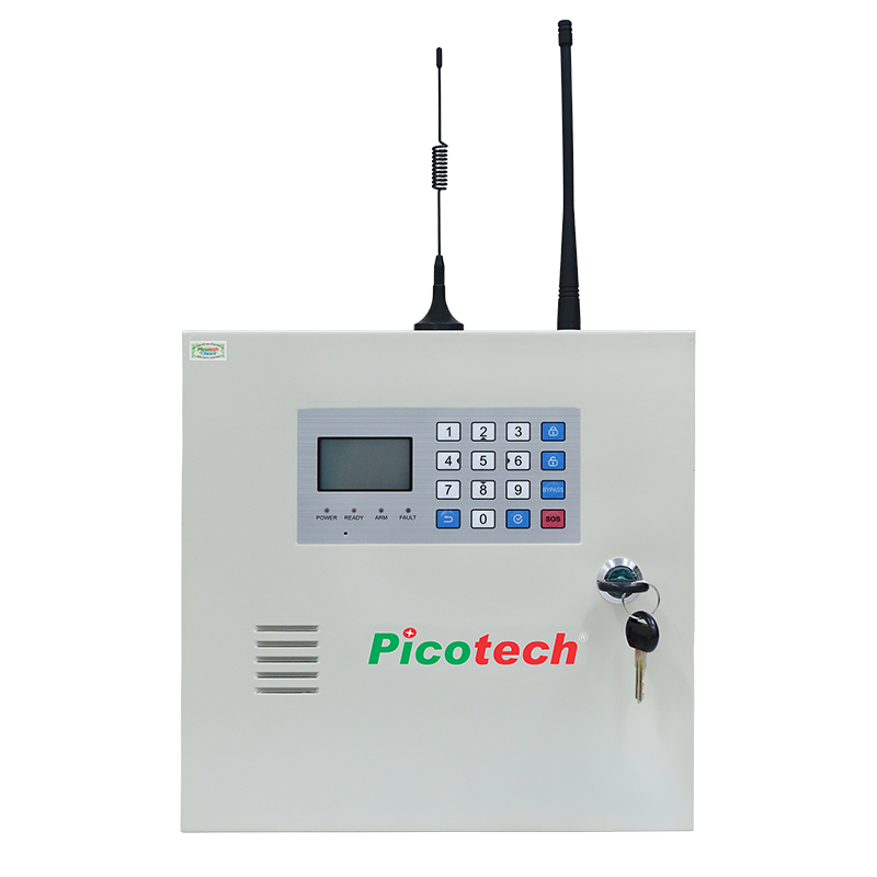 Báo động Picotech PCA-959KS 16 vùng, 1 tủ trung tâm, 2 remote, Tích hợp màn hình LCD, bàn phím lập trình