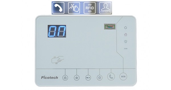 Báo trộm Picotech PCA-8000GSM 32 vùng, Giám sát tình trạng Đóng/Mở cửa
