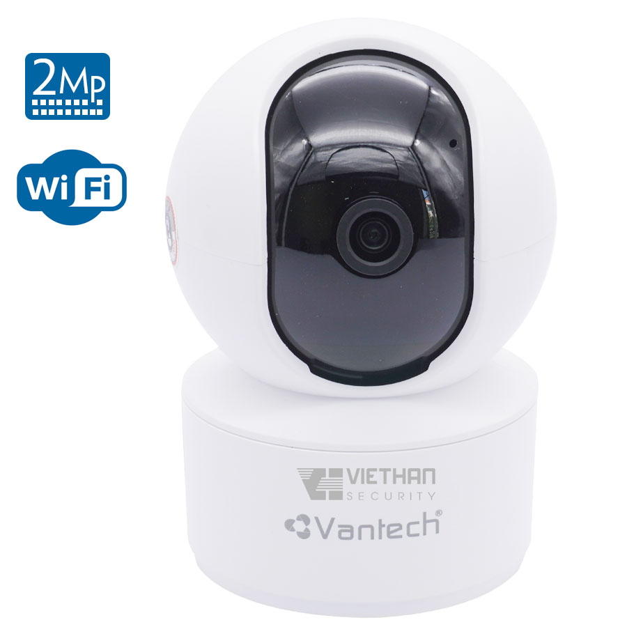 Camera wifi robot Vantech V-2010AI ( trí tuệ nhân tạo ) 1080P, đàm thoại 2 chiều, báo động qua điện thoại, phát hiện và theo dõi chuyển động