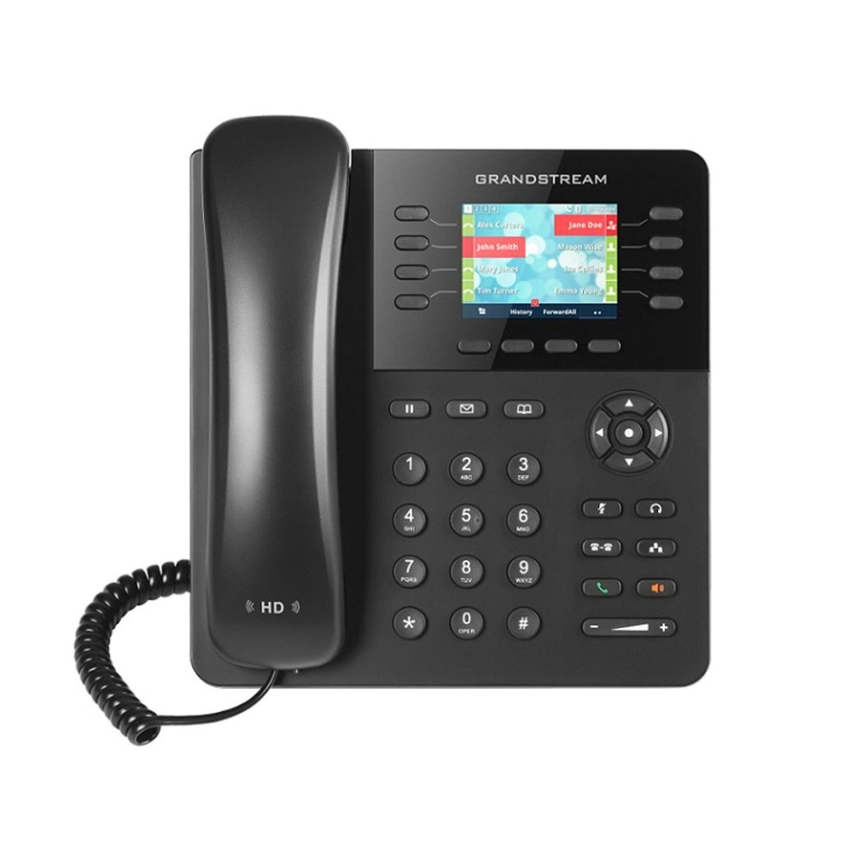Điện thoại IP để bàn cao cấp PoE Grandstream GXP2135 8 line trực tiếp, 4 tài khoản SIP, 32 phím BLF