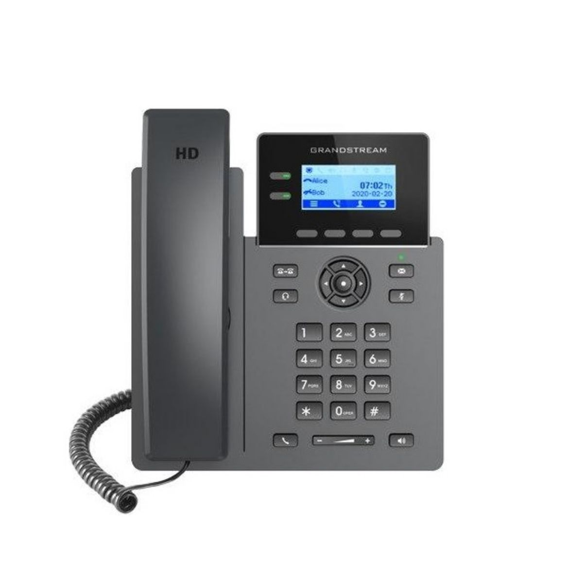 Điện thoại VoIP Grandstream GRP2602 4 tài khoản SIP, màn hình LCD 2.21 inch, danh bạ 2000 số
