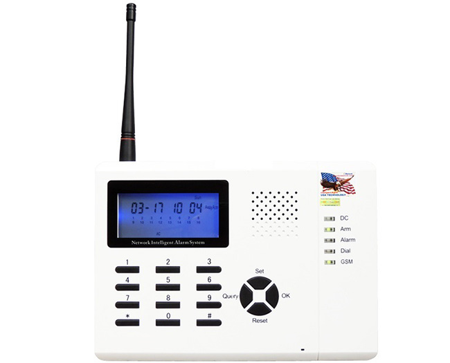 KARASSN KS-899 tủ báo động 16 Wireless zone, 4 vùng có dây, 1 tủ, 1 hồng ngoại, 1 công tắc từ, 2 remote