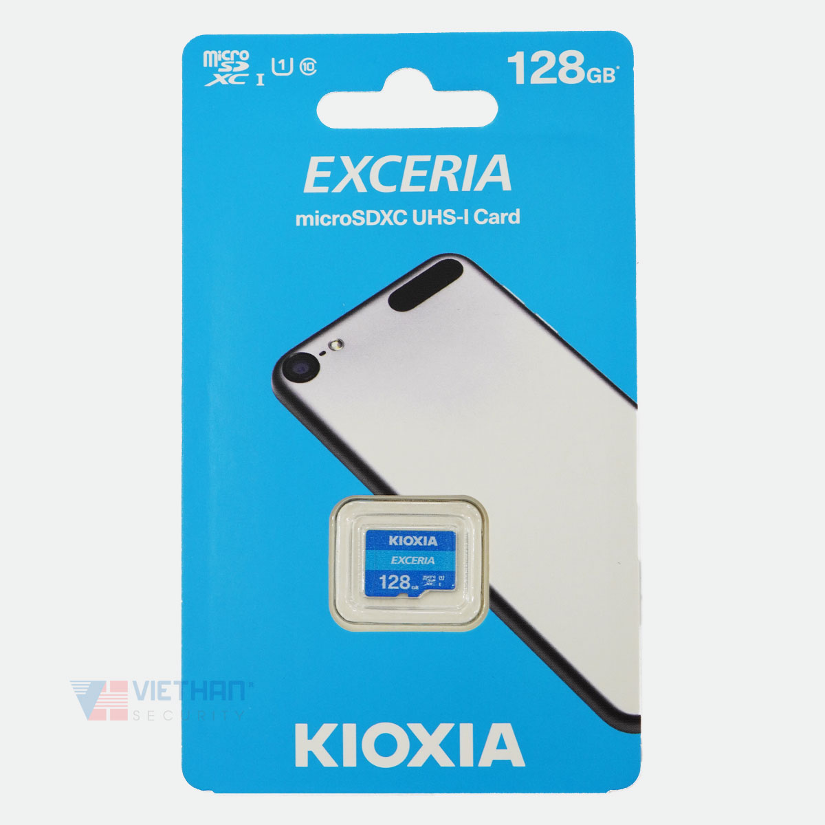 Thẻ nhớ 128GB MicroSDHC Kioxia tốc độ 100MB/s Class 10 + Adapter