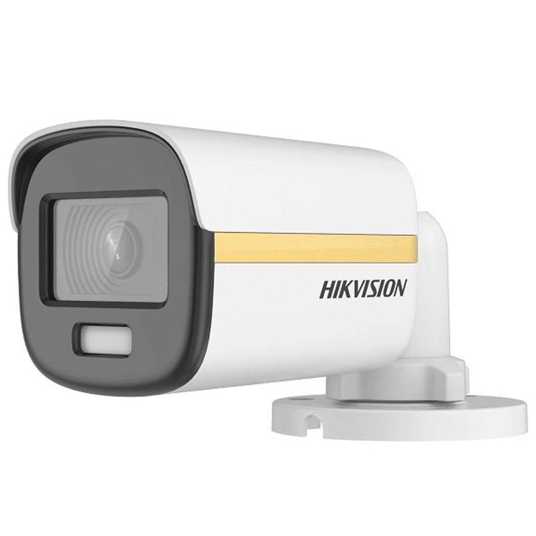 Camera quan sát analog HD Hikvision DS-2CE10DF3T-PFS (Camera ColorVu, 2MP, hồng ngoại 20m, tích hợp micro thu âm, màu sắc 24/7)