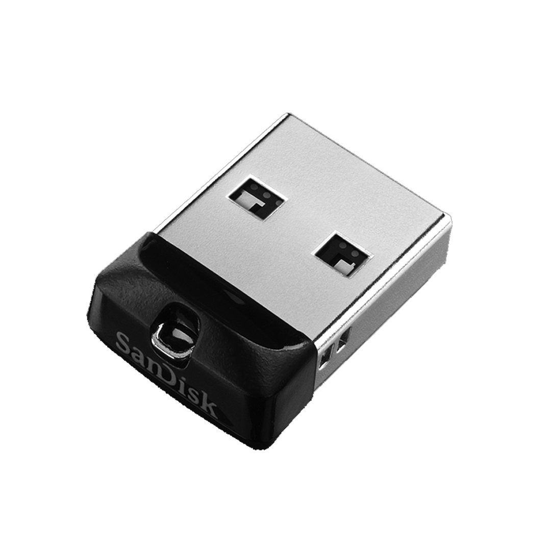 USB SanDisk Cruzer Fit USB Flash Drive, CZ33 16GB, USB2.0, Black, Plug & Stay SDCZ33-016G-G35