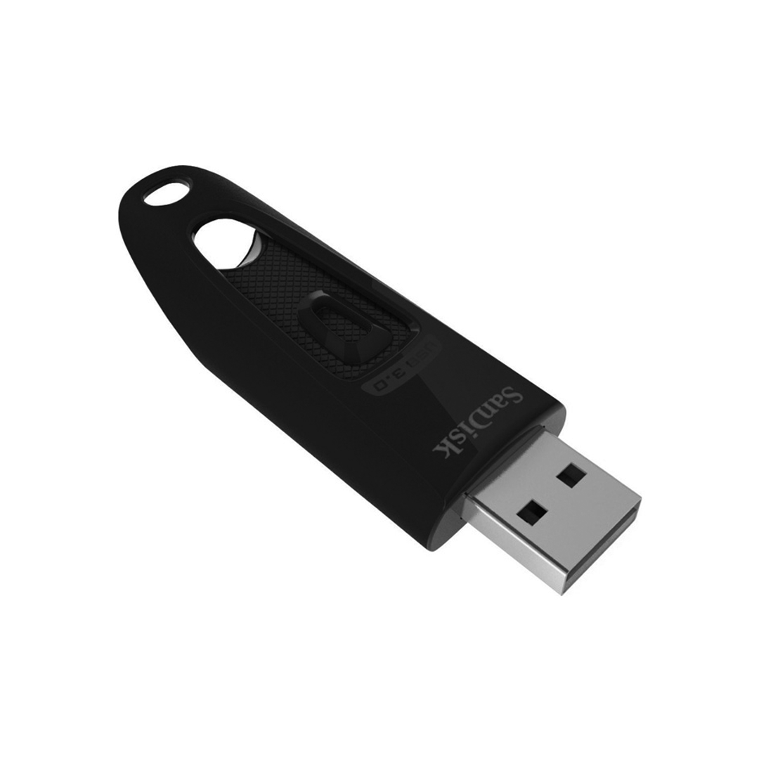 USB SanDisk Ultra USB 3.0 Flash Drive, CZ48 64GB, USB3.0, Black, stylish sleek design, SDCZ48-064G-U46