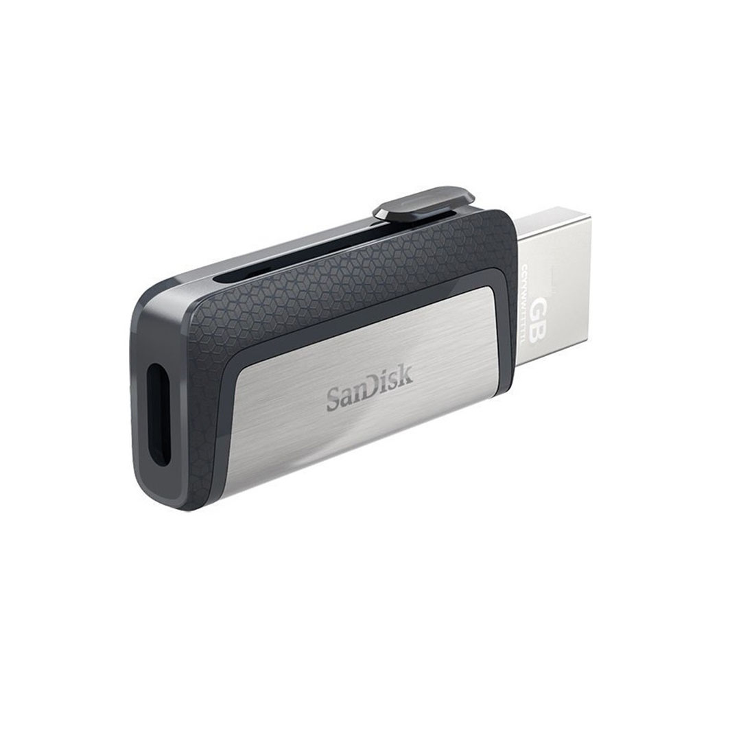 USB SanDisk Ultra Dual Drive USB Type C  SDDDC2 64GB  USB Type C  Black  USB3.1/Type C reversible connector  Retractable Design   Type- C enabled Android devices  5Y_SDDDC2-064G-G46